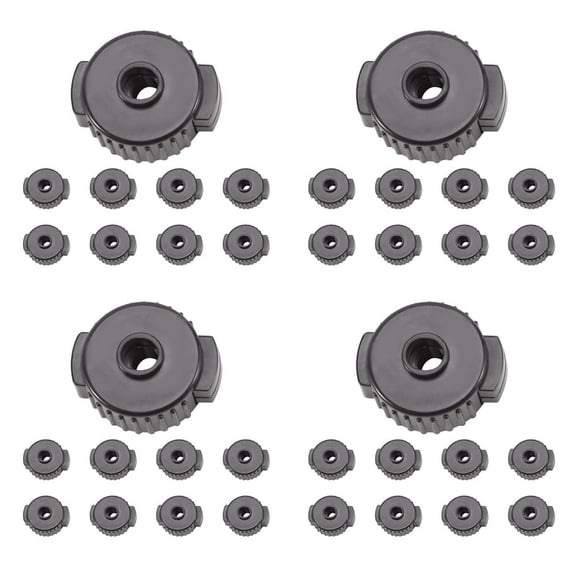 36Pcs ABS Drum Set Quick Release Nuts Cymbal Quick Assembly Drum Mate Replacement Accessories