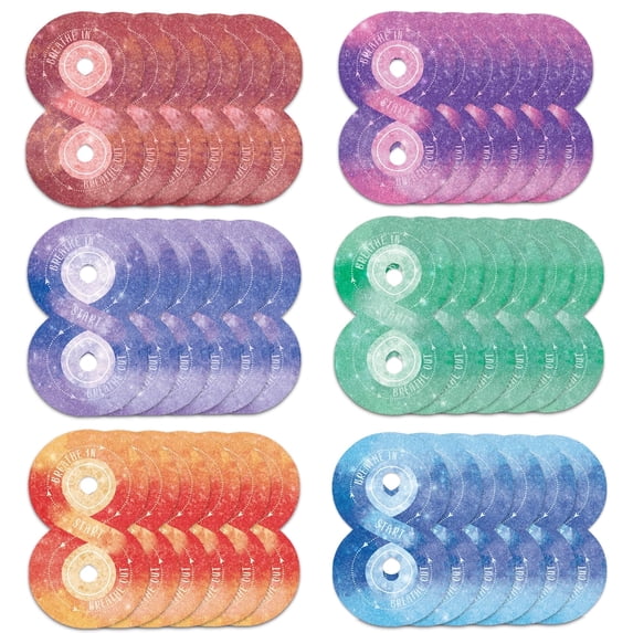Neasyth 36 Pcs Anxiety Sensory Stickers Calm Stickers, Adhesive Textured Fidget School Office Supplies