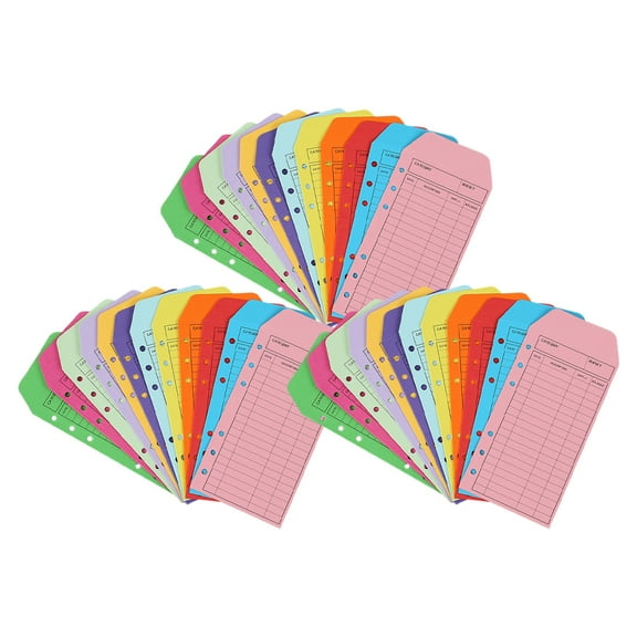 36Pcs Colorful Money Envelopes Cardstock Budget Envelope System For Tracking Money Savings For Budgeting Assorted Color