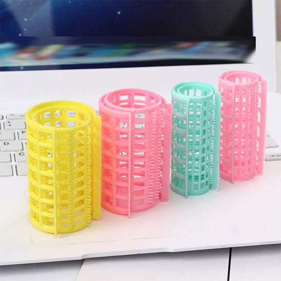 36Pcs Creative Hair Rollers Assorted Durable Plastic for Easy Hair Styling At Home Or Salon