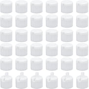 36Pcs Flip Top Dispensing Cap White Plastic Bottle Caps Spout Flip Caps Reusable Plastic Bottle Cap Replacement Bottles Caps for Shampoo Moisturizer Control Flow Caps 0.8 Inch Inner Diameter