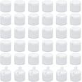 thumbnail image 1 of 36Pcs Flip Top Dispensing Cap White Plastic Bottle Caps Spout Flip Caps Reusable Plastic Bottle Cap Replacement Bottles Caps, 1 of 6