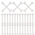 thumbnail image 1 of TABLZONE Set of 36 Small White Plastic Bones Educational Toy Accessories for Crafts, Learning, and Play, 1 of 6