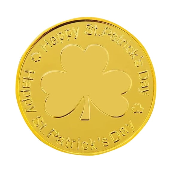 36Pcs Irish Gold Coins, St. Patrick's Day Party Game Chips Coins Props, Festive Holiday Decoration Supplies For Classroom Activities, Birthday Parties, Gatherings,