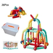 36Pcs Magnet Toys for 3 Year Old Boys & Girls,Educational Toys for Toddlers Kids, Magnetic Blocks Building DIY Learning Educational Toys Gift- Starter Set