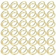 thumbnail image 1 of 36Pcs Metal Spiral Napkin Ring Buckles Simple Napkin Rings for Weddings Reception Buffet Table Decor Gold, 1 of 7