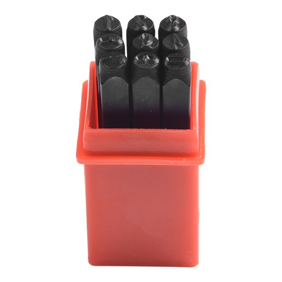 36Pcs Number & Letter Metal Punch Set Alphabet Marking Steel Stamp Craft Tools 5Mm