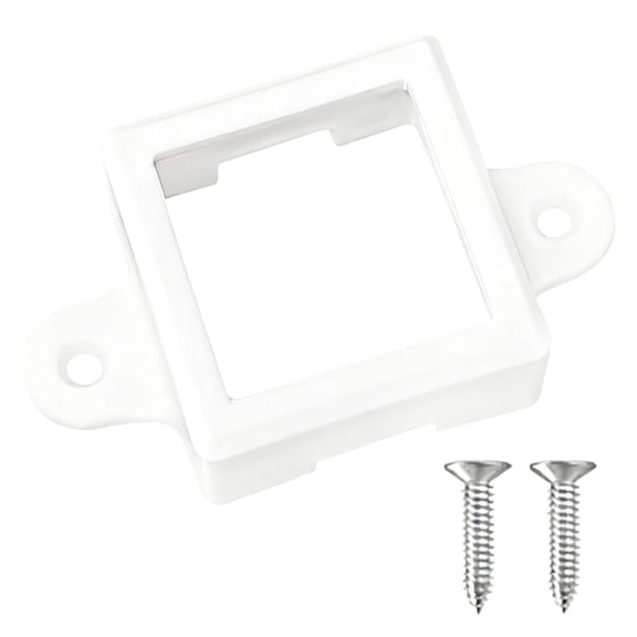36Pcs PETG Waterproof LED Lamp Mount Brackets with Screws, H706 Pro Outdoor Light Fixed Clips, Stable Weatherproof Lighting Accessories