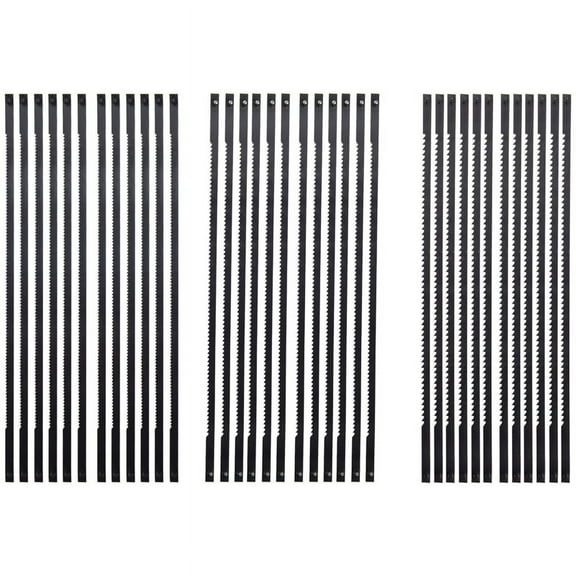 36Pcs Scroll Saw Blades with Pin 15/18/24 Teeth Cut Saw Blades