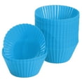 thumbnail image 1 of 36Pcs Silicone Cupcake Baking Cups, Non-Stick Muffins Liners, for Cooking Eggs, Baking Muffins Cake Mold Blue, 1 of 6
