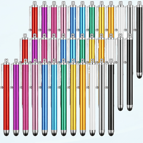 36Pcs Stylus Pens for Touch Screens Phone Stylus Pens Universal Phone Dabbers for Tablet Capacitive Stylus Touch Screen Pens Stylus Pens Capacitive Slim Stylus Pens Compatible with iPhone iPad Tablet