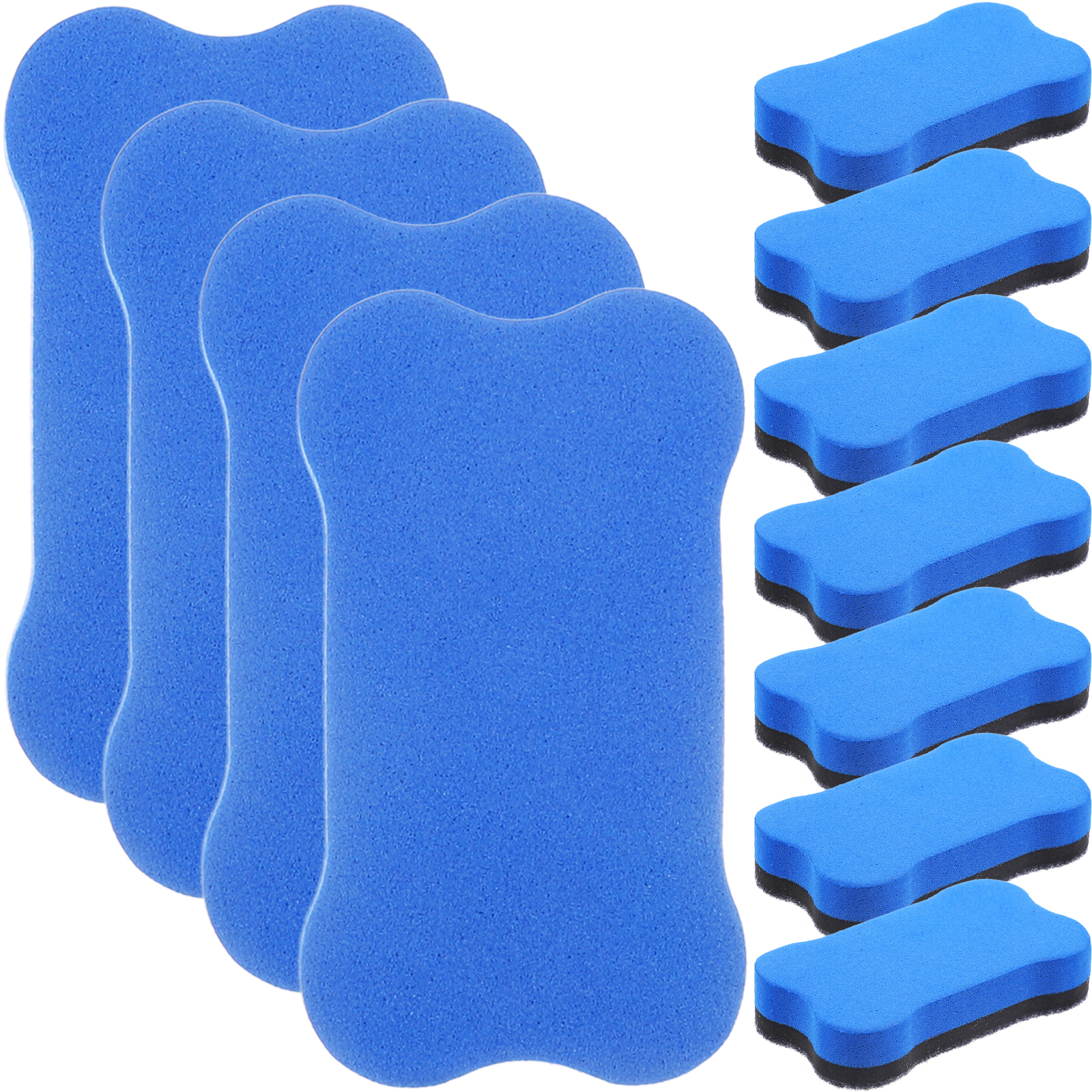 Mini-Whiteboard-Radierer 10er Set | 5,1 X 3,8 Cm | Für Whiteboard-Marker, Nicht Magnetisch | Ideal Für Schule & Büro
