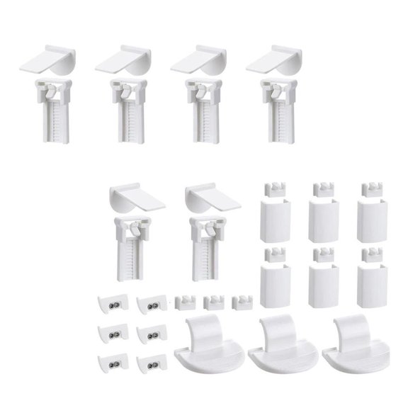 36Pcs Blind Brackets Accessories Easy Installation Roller Curtain Clamp Window Shade Repair Parts