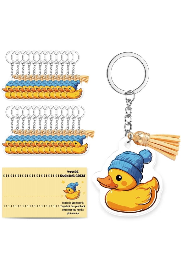 36Sets Acrylic Keychain for Employee Sea Turtle Tortoise Keychain Bulk with Jump Rings Tassel Pendant