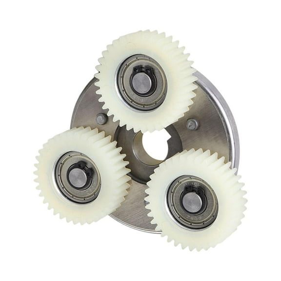 36T Planetary Gear with Clutch Solid Part for Motor nylon gear white