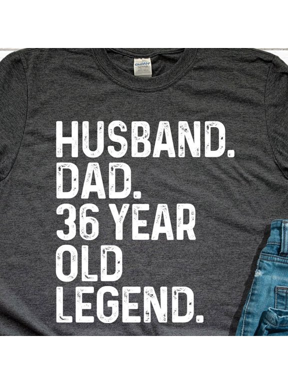 36Th For Men Dad Born In 1988 Husband Dad 36 Year T-Shirt BLACK Unisex S-5XL Hot Trending Shirt, Vintage Birthday Gift