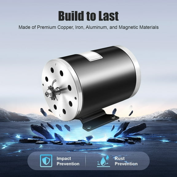 36V 1000W Brushed DC Electric Motor 3000RPM Electric Scooter Motor Electric Bicycle Motor Kit