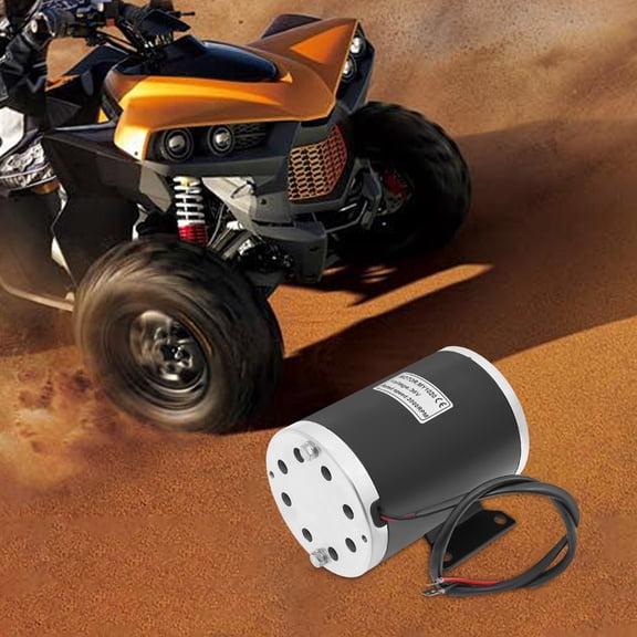 36V 1000W Brushed DC Electric Motor MY1020 Type High Torque Motor 3000 RPM with 25H-11T Chain Drive for E-Bike, Go-Kart, Scooter, Mini Bike Heavy Duty Permanent Magnet Motor