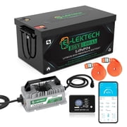 36V 100Ah Golf Cart LiFePO4 Lithium Battery, 8000+ Deep Cycles, 200A BMS, 3840Wh Energy, Perfect for Off-Grid, RV, Solar Power System, Home Backup