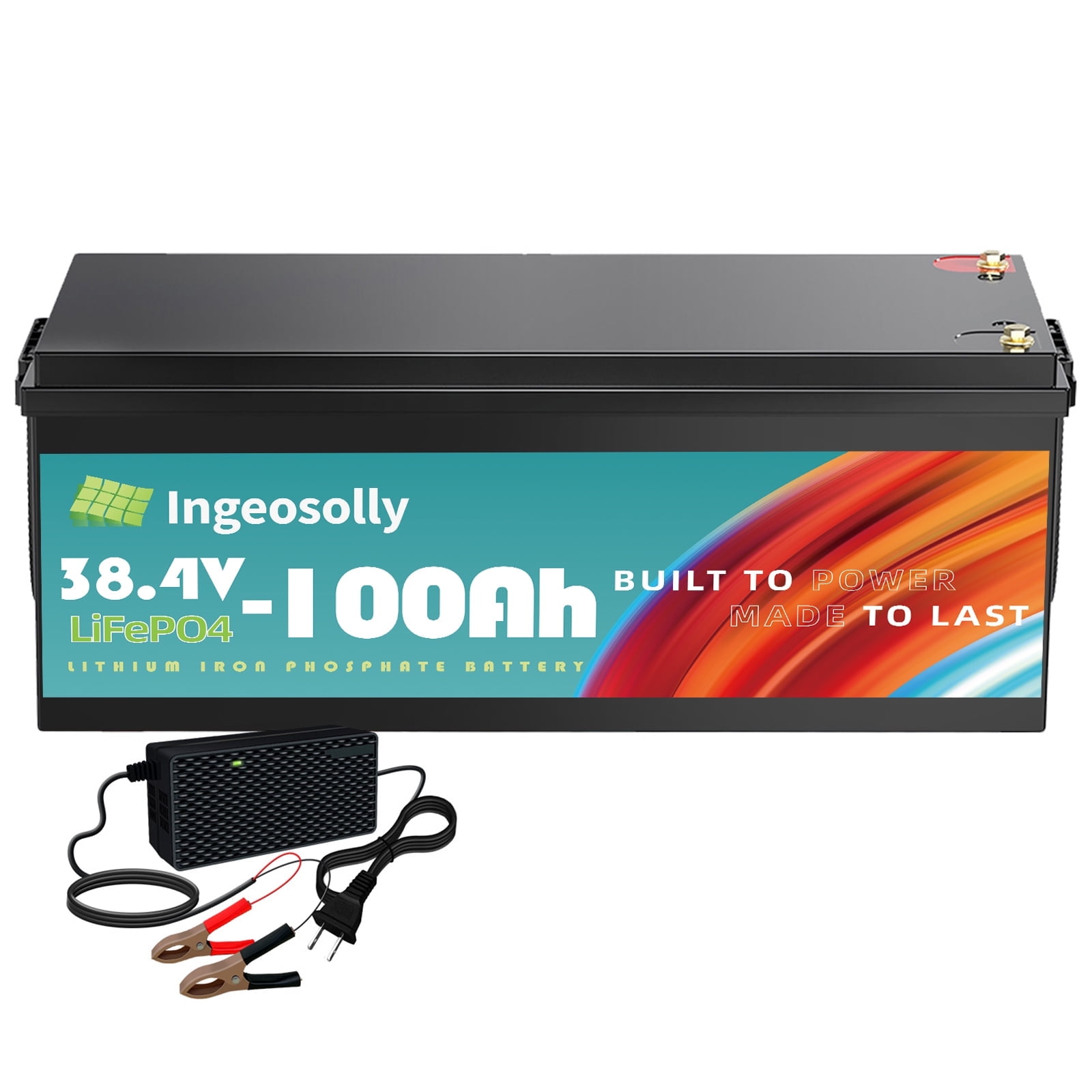 36V 100Ah LiFePO4 Battery,200A BMS,10 Yrs Lifespan,Lithium Battery for RV,Golf Cart,Solar,Trolling Motor,Marine