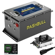 36V 105Ah Lithium Golf Cart Battery, 6000+ Cycles, Smart BMS, App Monitoring, 12kW Max Output