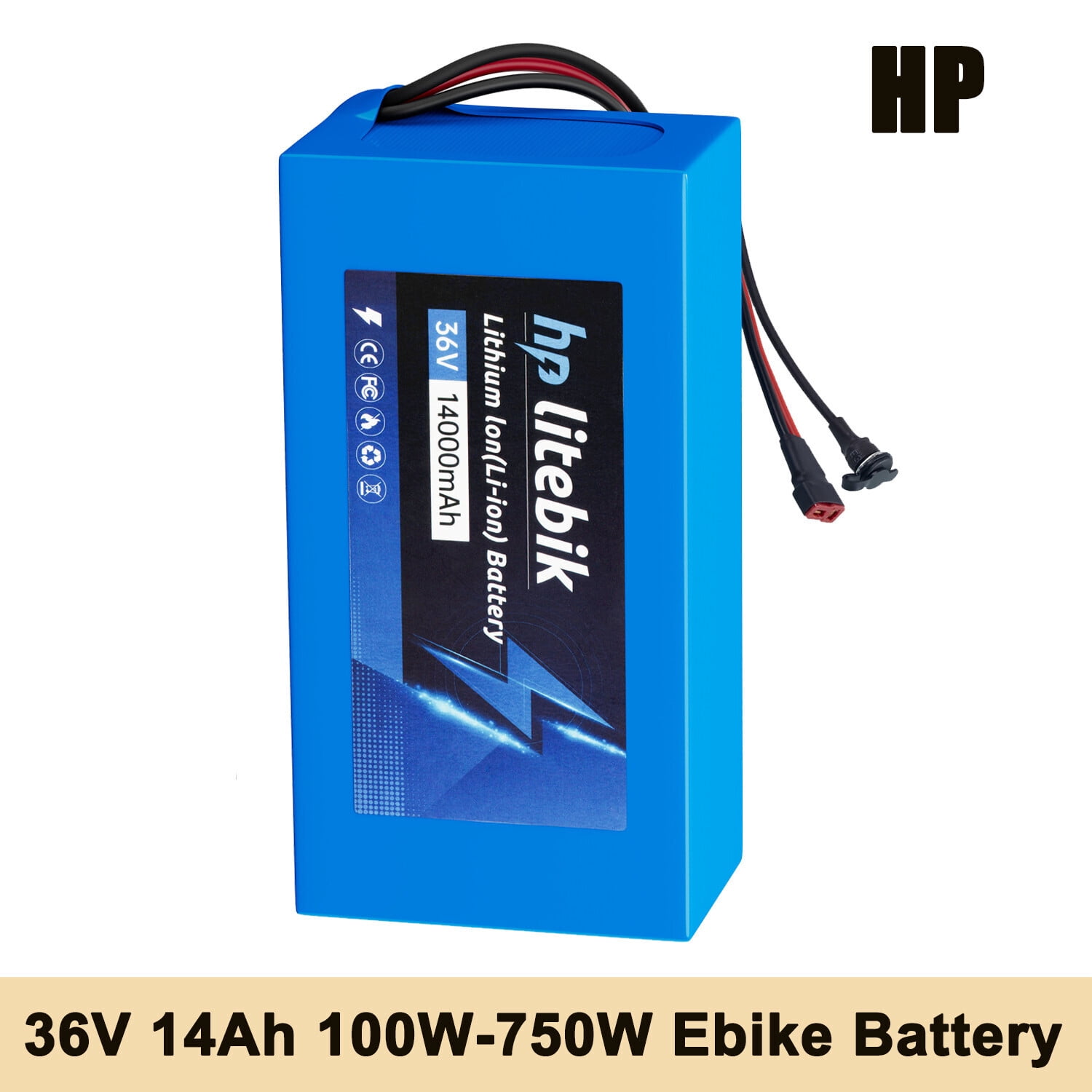 36V 14Ah Ebike Lithium Battery Electric Bike Scooter Battery for 1000W Motors
