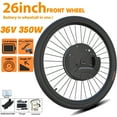 thumbnail image 1 of 36V 350W Electric Bicycle Conversion Kit with 7.2 Ah Battery 26'' Front Wheel (All in One ), 1 of 14
