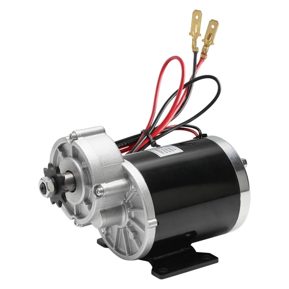 36V 450W MY1020Z Permanent Magnet DC Gear Motor, 3400RPM,Brushed Reduction Motor with 10 Tooth Sprocket, High Torque Electric Tricycle Bicycle Motorcycle Go Kart Scooter Motor for DIY EV Projects