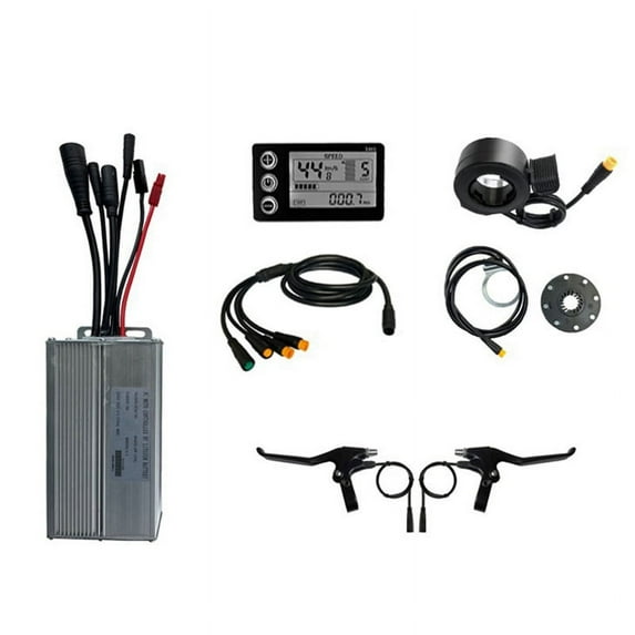 36V 48V 1000W E-Bike 30A Sine Wave Brushless Controller with S866 Display E-Bike Light Display
