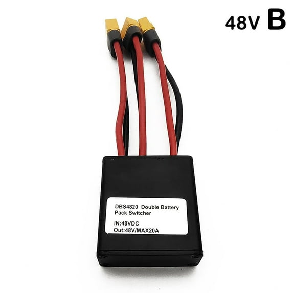 36V/48V 20A 500W Maximum Dual Battery Connector Equalization Module Switch Discharge Converter For Ebike