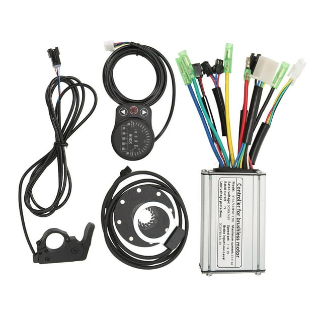 36V 48V 250W Electric Bike Conversion Kit Motor Controller Thumb Throttle PAS Pedal Assist