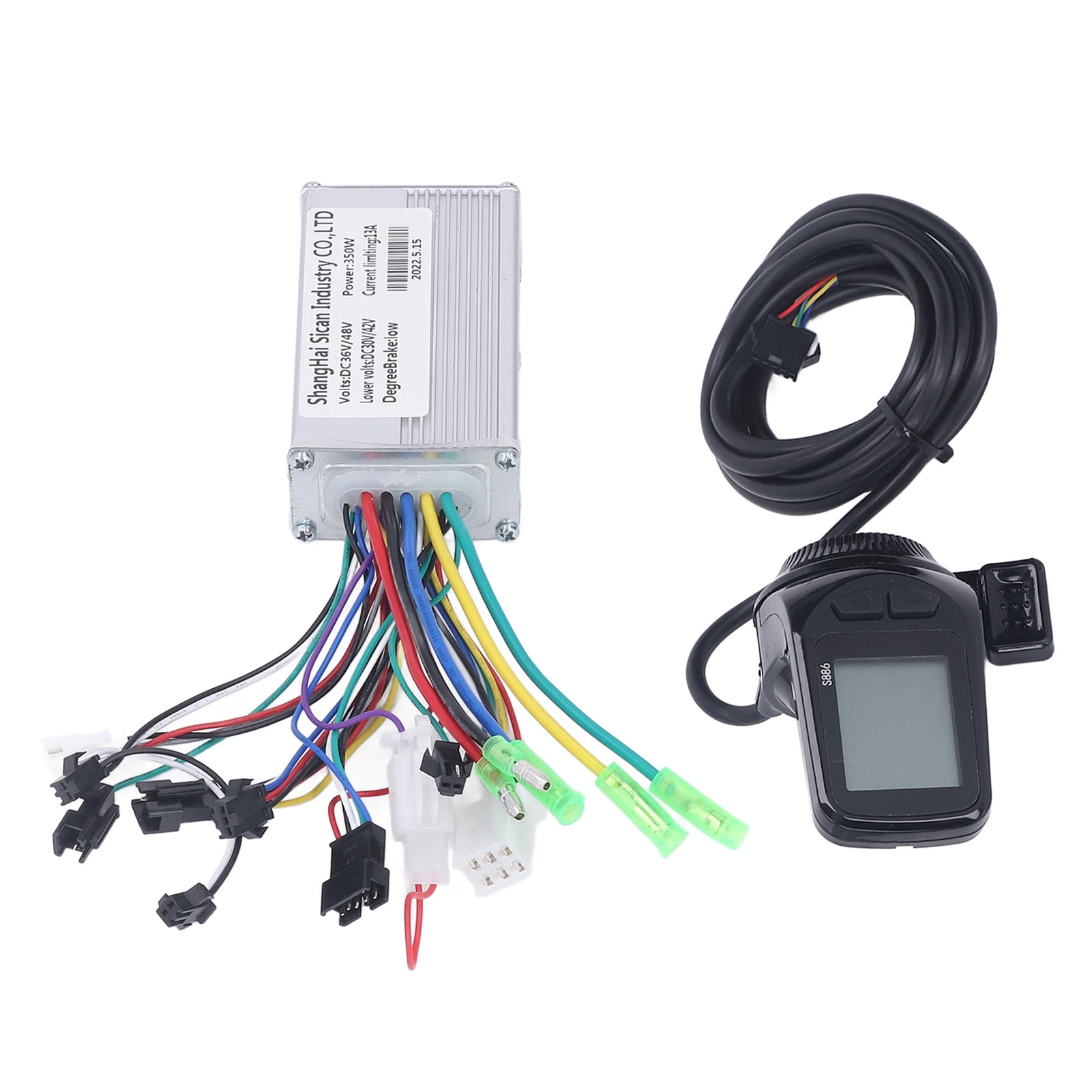 S886 Waterproof E-Bike Conversion Kit - LCD Screen & Controller For 350W Motor