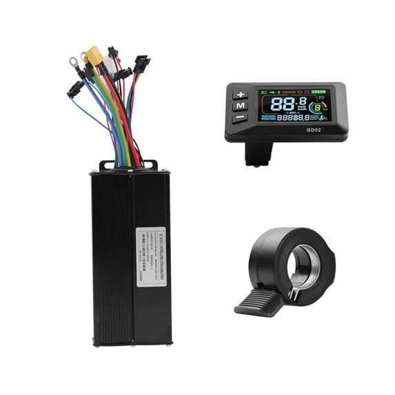 36V 48V 52V 40A Brushless Controller GD02 Meter LCD Display+130X Throttle Kit for Electric Scooter E-Bike Repair Kit