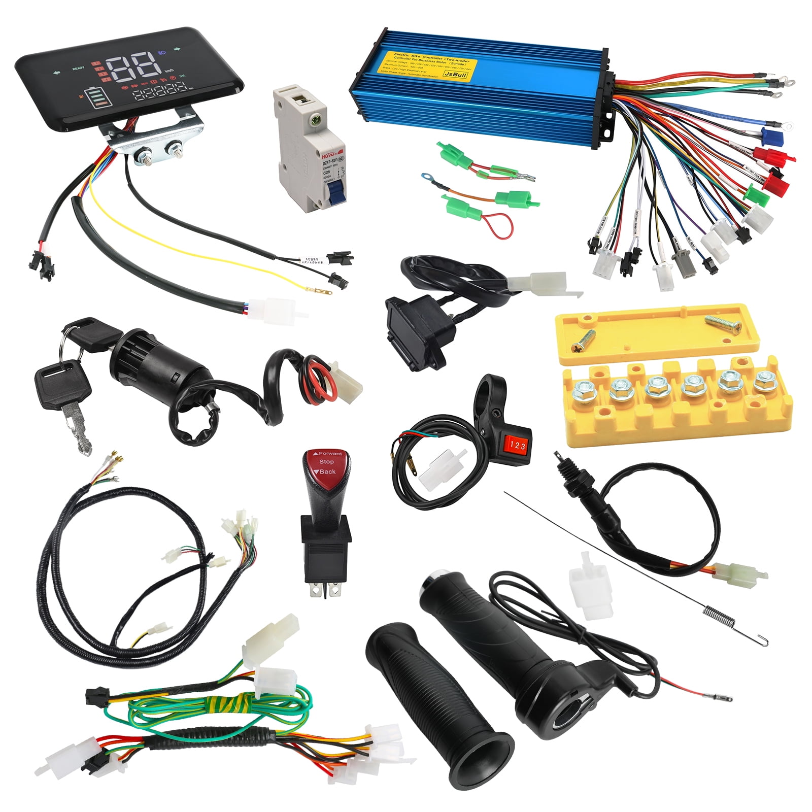 36V 48V 60V 72V 84V 1000W-2500W 40A-50A Brushless Motor Controller ...