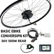 36V 500W 26INCH Front Wheel Waterproof Electric Bike Conversion Kit with Controller ,Dispaly ,Thum Throttle,LC Display