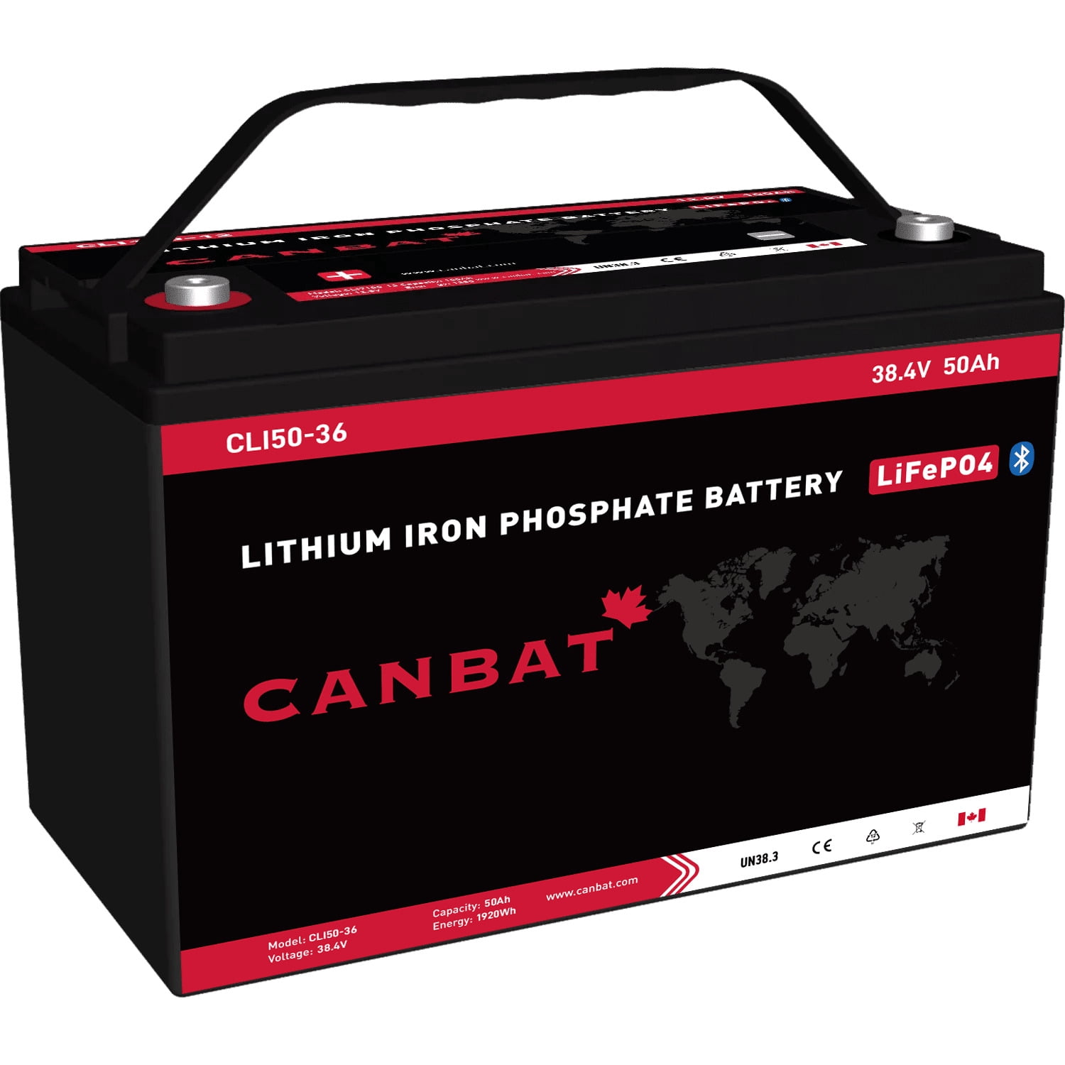 36V 50Ah Lithium Battery (LiFePO4)
