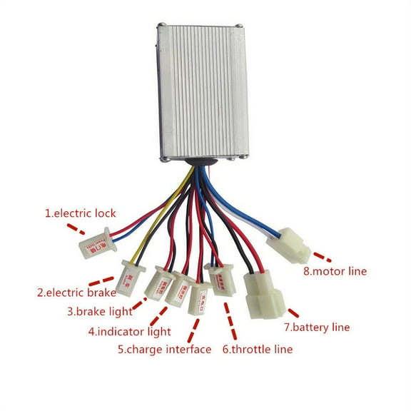 36V 800W Electric Bike Brush Motor Speed Controller For ATV Go Kart Quad Scooter