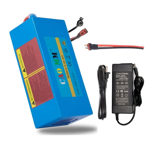 36V Battery 36V 10Ah Lithium Battery with Charger 36V Ebike battery for 750W Electric Bike Scooter