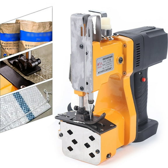 36V Cordless Bag Closer Sewing Machine Portable Electric Bag Stitcher with 210W Motor, 300 Bags per Charge, Handheld Bag Sealer for Woven Bags, Rice Bags, Kraft Paper Rechargeable Lithium Battery