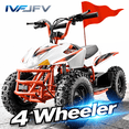 thumbnail image 1 of IVFJFV 36V Electric 4 Wheeler, Electric Four Wheeler with Rubber Tires, 500W Off-Road All-Terrain Featuring Dual Speed Adjust, Front Rear Shock Absorbers, Multiple Safety Protection Designs,ORANGE, 1 of 9