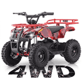 thumbnail image 1 of 36V Electric 500W Motor 4‑Wheeler with Dual Shock Absorber Suspension, IVFJFV 4‑wheel Off‑Road Tires & Anti‑Collision Safety Flag for Age 8‑14 for Backyard Leisure & Rough Ground Trips,Flame, 1 of 8