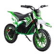 thumbnail image 1 of 36V Electric Dirt Bike,350W Electric Motorcycle - Up to 15.5MPH & 13.7 Miles Long-Range,3-Speed Modes Motorcycle for Kids Ages 5-15,Electric Motocross Off-Road Bike Mini Dirt Bike Green, 1 of 9