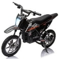 thumbnail image 1 of 36V Electric Dirt Bike for Kids, Ride on Motorcycle 350W Brushless Motor Fast Speed 15.5MPH with LED Headlight, Leather Seat,Front+Back Brake for Teens Max Load 175lbs, 1 of 6