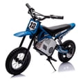 thumbnail image 1 of 36V Electric Dirt Motorcycle, 350W XXXL Mini Motorcycle, Stepless Variable Speed Drive, Disc Brake, No Chain, Steady Acceleration, Horn, Power and Rate Display, 1 of 8