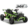thumbnail image 1 of 36V Ride On Car for Big Kids, Battery Powered Ride on Toy with Bluetooth, Music, Rear Wheel Spring Suspension, Max 9.3 MPH, Kids Electric Vehicle for Boys Girls, 1 of 8