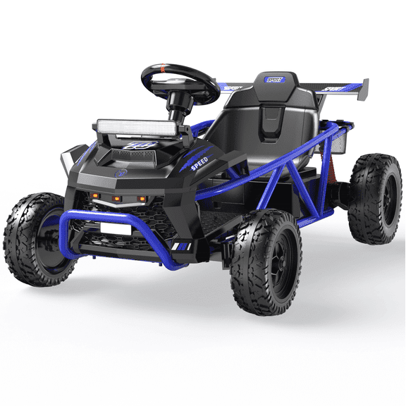 36V Ride On Car for Big Kids, Battery Powered Ride on Toy with Bluetooth, Music, Rear Wheel Spring Suspension, Max 9.3 MPH, Kids Electric Vehicle for Boys Girls