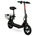 thumbnail interactive-video image 1 of Hyper Bicycles 36V Seated Electric Scooter with 12-inch Wheels, 250W Motor for Ages 13 and Older, 1 of 16