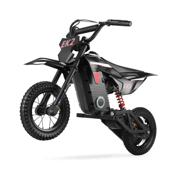 36V Kids Electric Dirt Bike, 350W Electric Motorcycle with 3 Speed Modes Up to 15 Miles/h, 12 Miles Max Range, for Children Ages 5-10