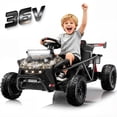 thumbnail image 1 of 36V Ride on Car for Big Kids Aged 6+, SHINPT Electric Ride on Car with 2x250W Motor, Powered Ride on Toys with Rear Wheel Spring Suspension, Bluetooth, Music, Kids Electric Vehicle for Gift, 1 of 9