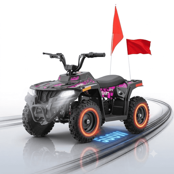 36V Ride on Car,IVFJFV Electric 4 Wheeler for 12+ as Gift,500W Motor & 15MPH Max Speed with Parent Speed Control,12Ah Battery Powered Ride-on & Max Range 10 miles,4 Wheel Dual Shock Absorbers